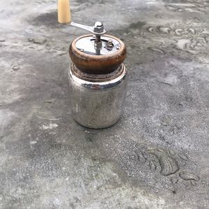 Vintage sterling pepper mill